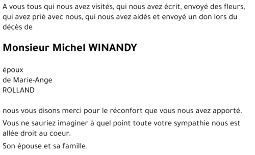 Michel WINANDY