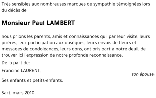 Paul LAMBERT