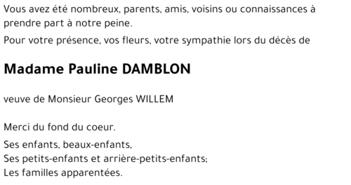 Pauline DAMBLON