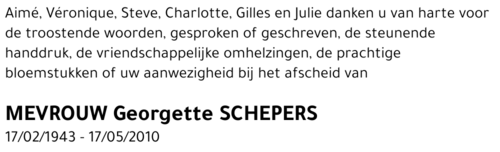 Georgette Schepers