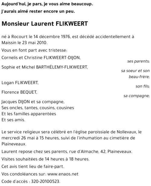 Laurent FLIKWEERT
