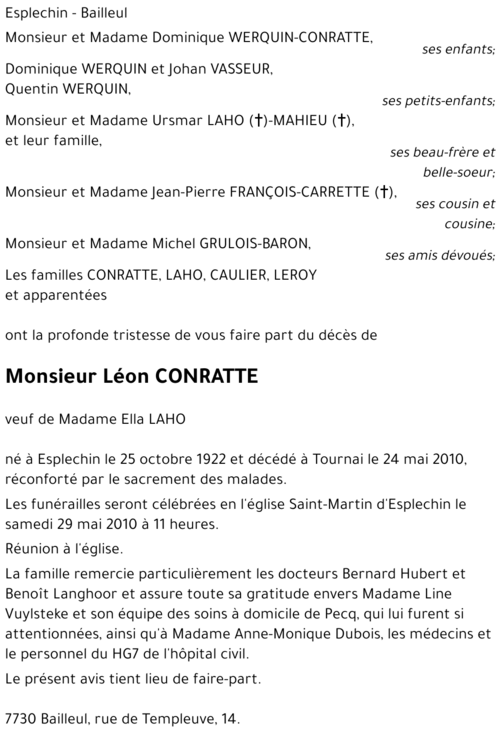Léon CONRATTE