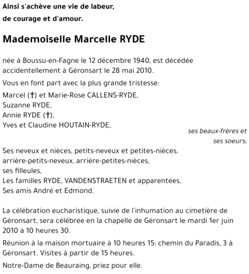 Marcelle RYDE