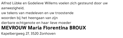 Maria Florentina Broux