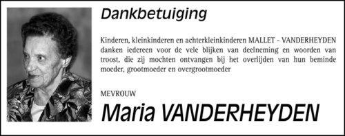 Maria Vanderheyden