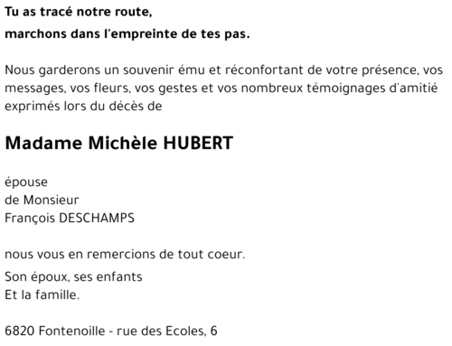 Michèle HUBERT