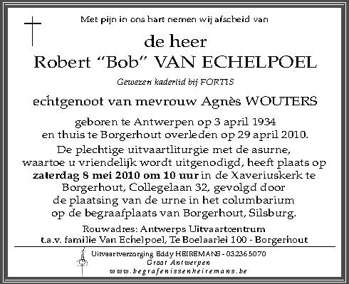 Robert Van Echelpoel