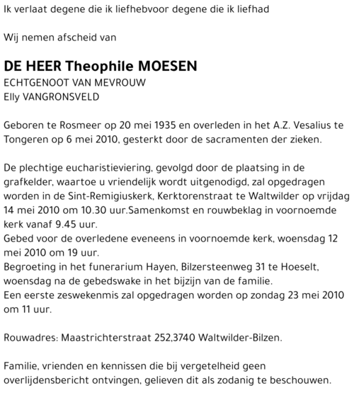 Theophile Moesen