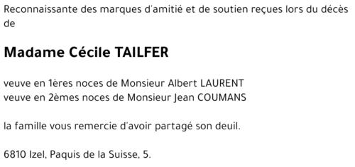 Cécile TAILFER