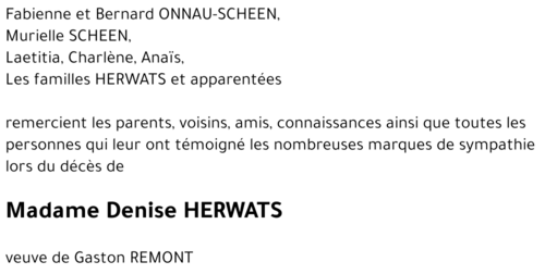Denise HERWATS