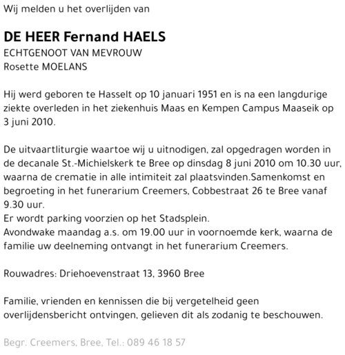 Fernand Haels