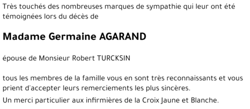 Germaine AGARAND