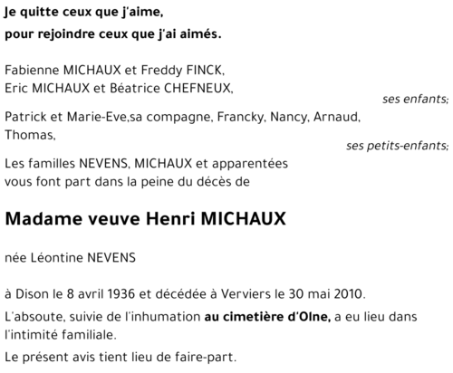 Henri MICHAUX