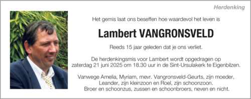 Lambert Vangronsveld