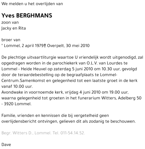 Yves BERGHMANS