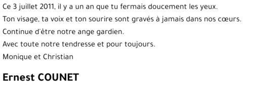 Ernest COUNET