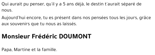 Frédéric DOUMONT