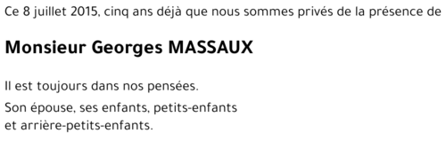 Georges MASSAUX