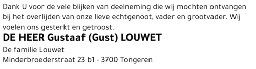 Gustaaf Louwet