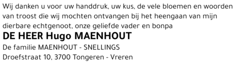 Hugo MAENHOUT