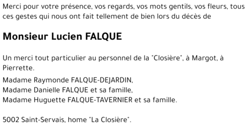 Lucien FALQUE