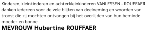 Hubertine ROUFFAER