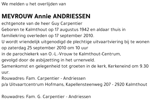 Annie Andriessen