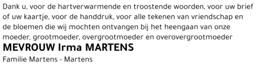 Irma MARTENS