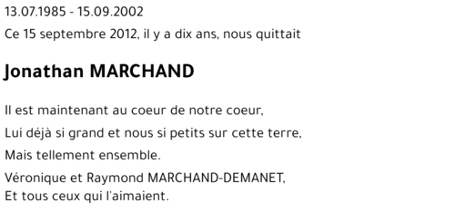 Jonathan MARCHAND