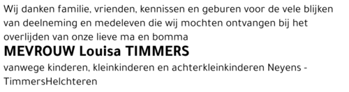 Louisa TIMMERS