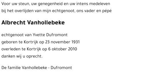 Albrecht Vanhollebeke