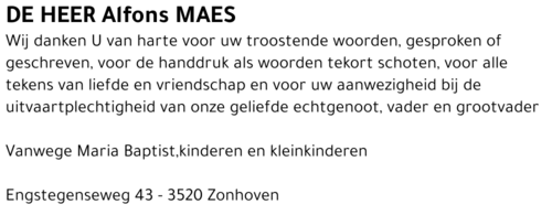 Alfons Maes