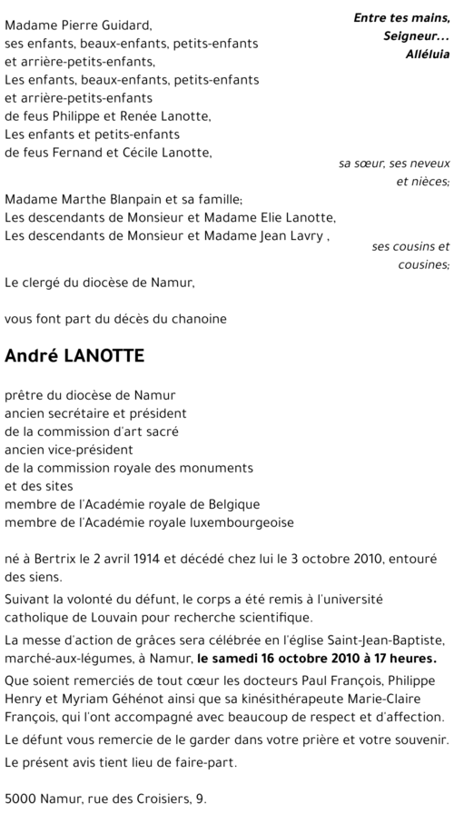 André LANOTTE