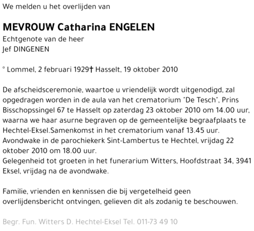 Catharina Engelen