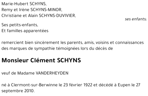 Clément SCHYNS