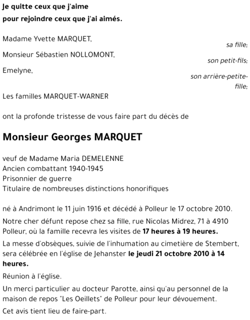 Georges MARQUET