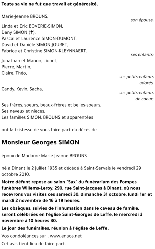 Georges SIMON