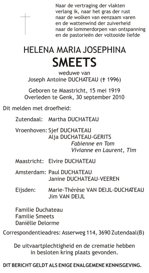 Helena Maria Josephina Smeets