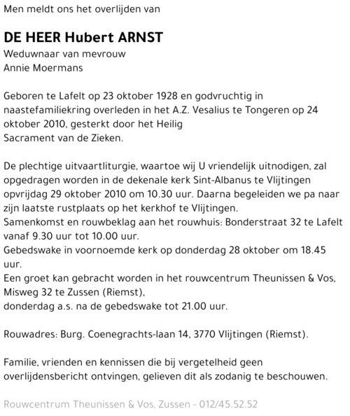 Hubert Arnst