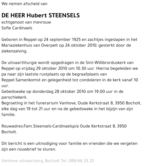 Hubert Steensels