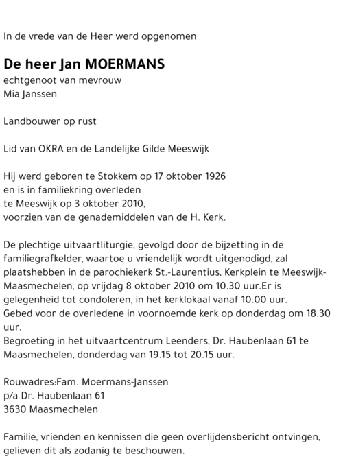 Jan Moermans