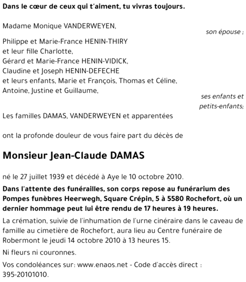 Jean-Claude DAMAS