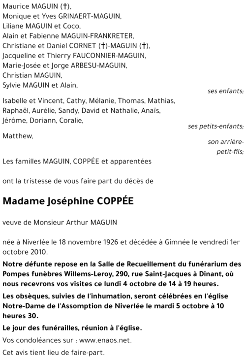 Joséphine COPPÉE