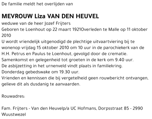 Liza Van Den Heuvel