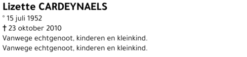 Lizette Cardeynaels