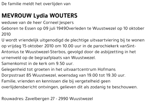 Lydia Wouters