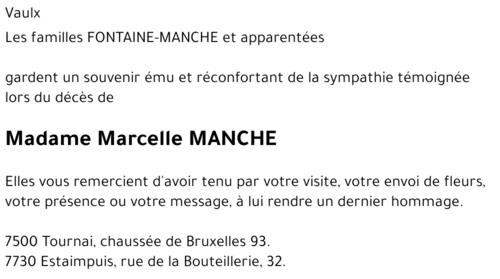 Marcelle MANCHE