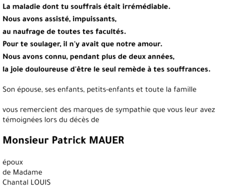 Patrick MAUER
