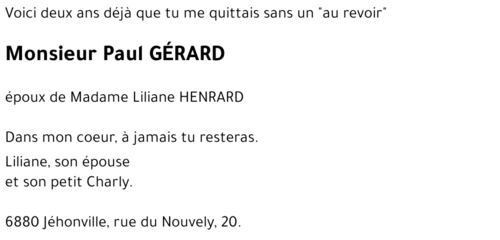 Paul GÉRARD