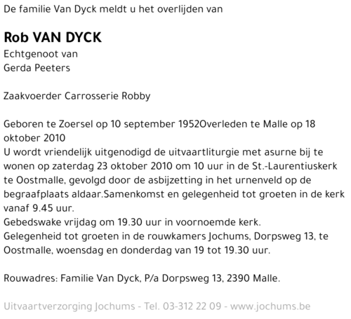 Rob Van Dyck